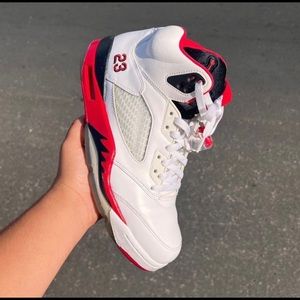Jordan 5s Fire Red Retro